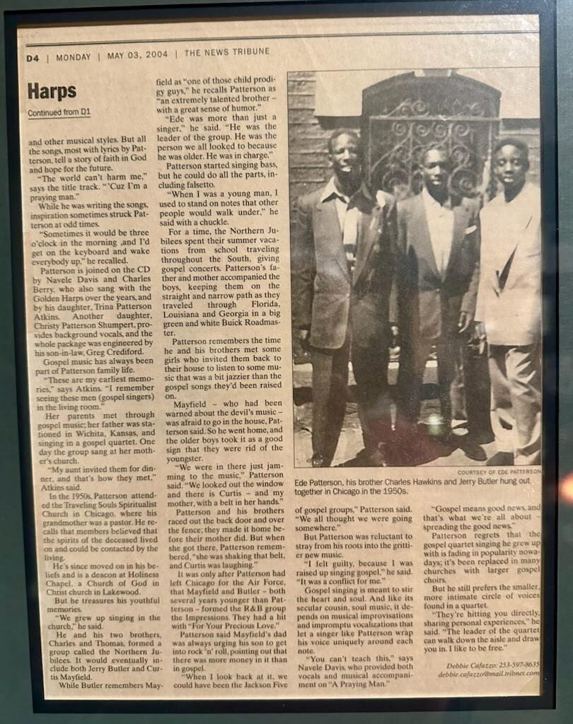 The Harps story continued — gospel music woven through life